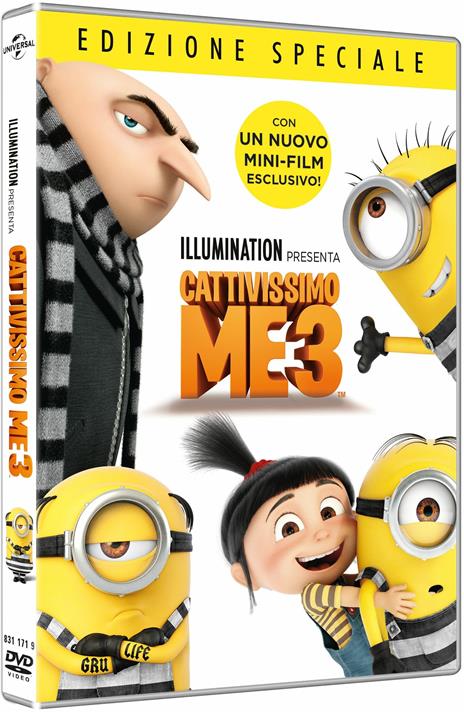 Cattivissimo Me 3 (DVD) di Pierre Coffin,Kyle Balda,Eric Guillon - DVD