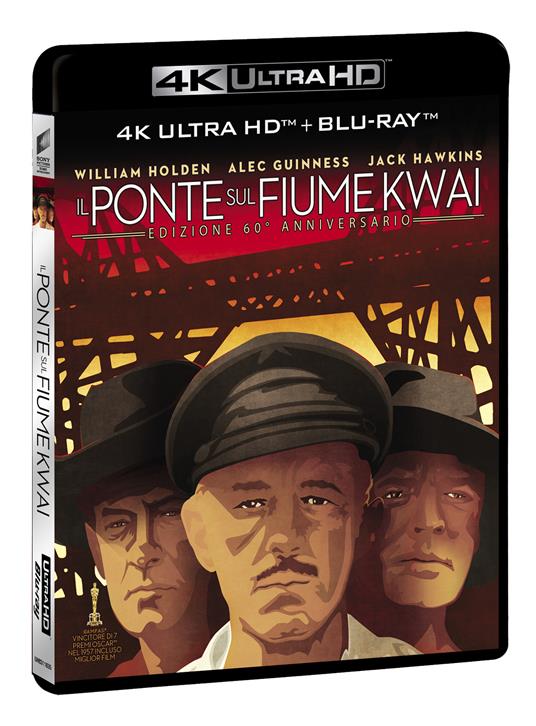 Il ponte sul fiume Kwai. Edizione 60° anniversario (Blu-ray + Blu-ray 4K Ultra HD) di David Lean