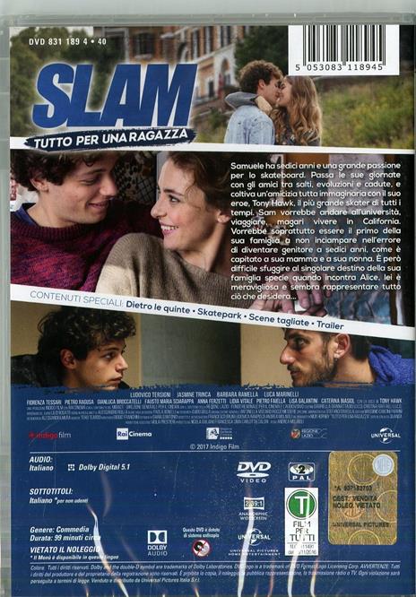 Slam. Tutto per una ragazza (DVD) di Andrea Molaioli - DVD - 2