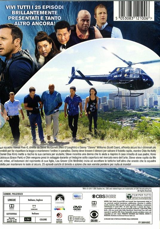 Hawaii Five-0. Stagione 5. Serie TV ita (6 DVD) di Len Wiseman,Brad Turner,Paul A. Edwards,Alex Zakrzewski - DVD - 2