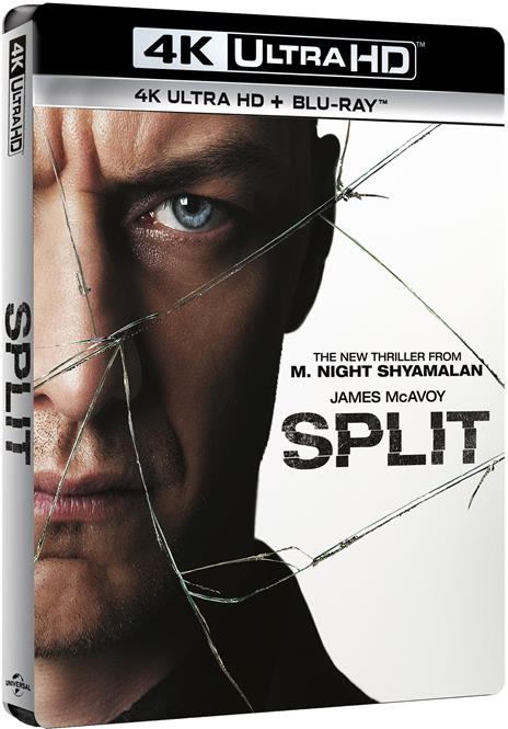 Split (Blu-ray + Blu-ray 4K Ultra HD) di Manoj Night Shyamalan - Blu-ray + Blu-ray Ultra HD 4K