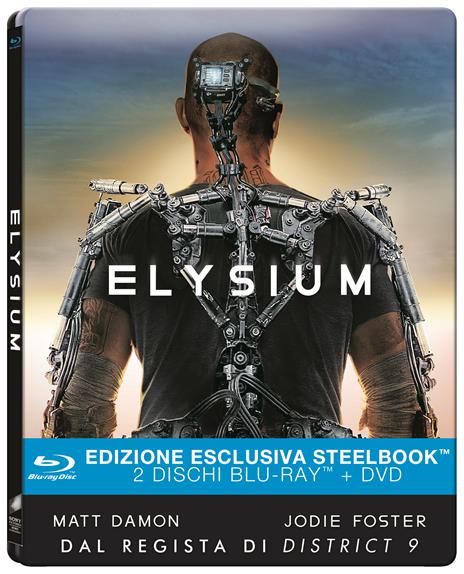 Elysium. Con Steelbook (DVD + Blu-ray) di Neill Blomkamp - DVD + Blu-ray