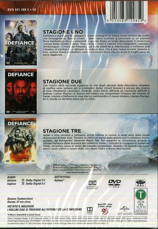 Defiance. Stagioni 1-3. Serie TV ita (12 DVD) di Michael Nankin,Allan Kroeker,Andy Wolk - DVD - 2