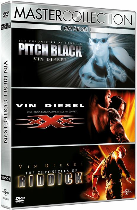 Vin Diesel Master Collection. The Chronicles of Riddick - Pitch Black - XXX (3 DVD) di Rob Cohen,David N. Twohy