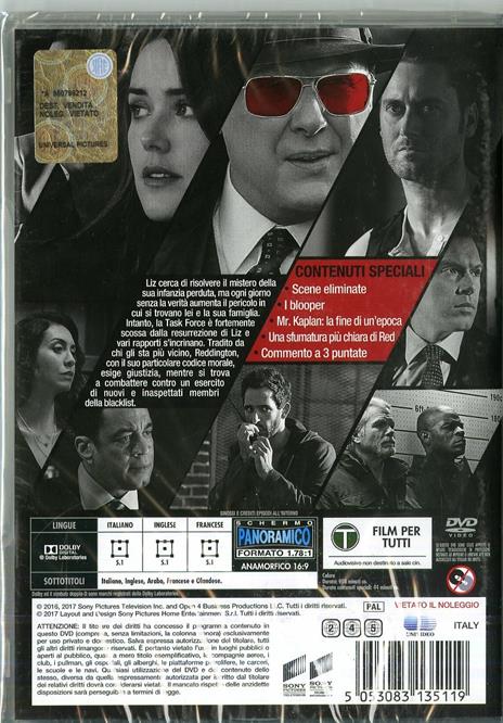 The Blacklist. Stagione 4. Serie TV ita (6 DVD) di Jon Bokenkamp - DVD - 2