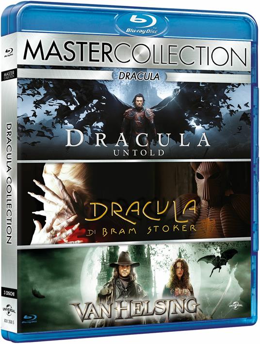 Dracula Master Collection. Dracula Untold - Dracula di Bram Stoker - Van Helsing (3 Blu-ray) di Francis Ford Coppola,Gary Shore,Stephen Sommers