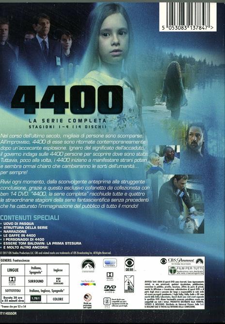 4400. Stagioni 1 - 4 (14 DVD) di Scott Peters,Vincent Misiano,Nick Copus,Leslie Libman - DVD - 2