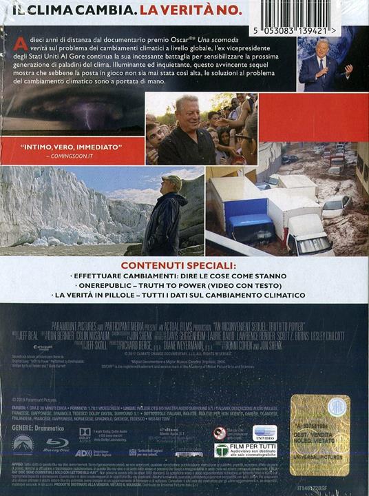 Una scomoda verità 2 (Blu-ray) di Bonni Cohen,Jon Shenk - Blu-ray - 3