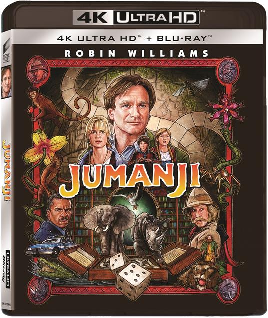 Jumanji (Blu-ray + Blu-ray 4K Ultra HD) di Joe Johnston
