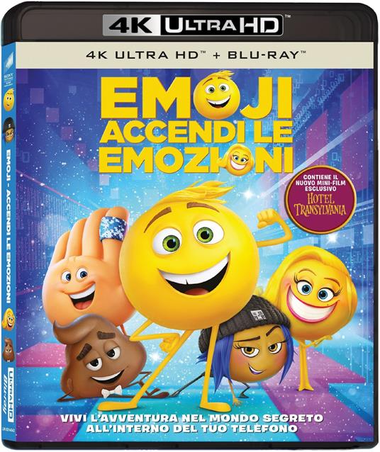 Emoji. Accendi le emozioni (Blu-ray + Blu-ray 4K Ultra HD) di Tony Leondis