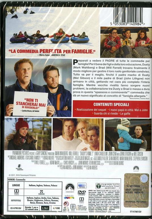 Daddy's Home 2 (DVD) di Sean Anders - DVD - 2