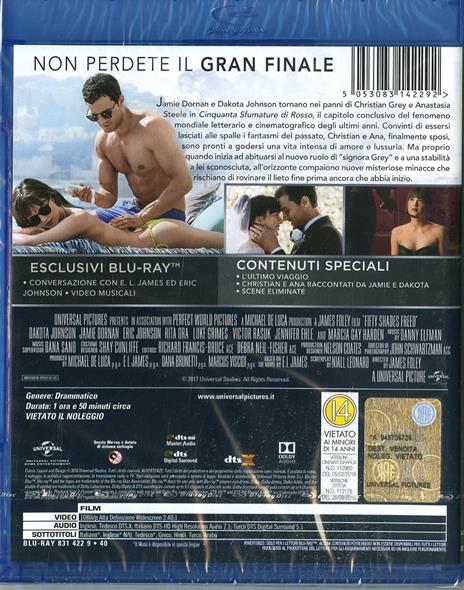 Cinquanta sfumature di rosso (Blu-Ray) di James Foley - Blu-ray - 2
