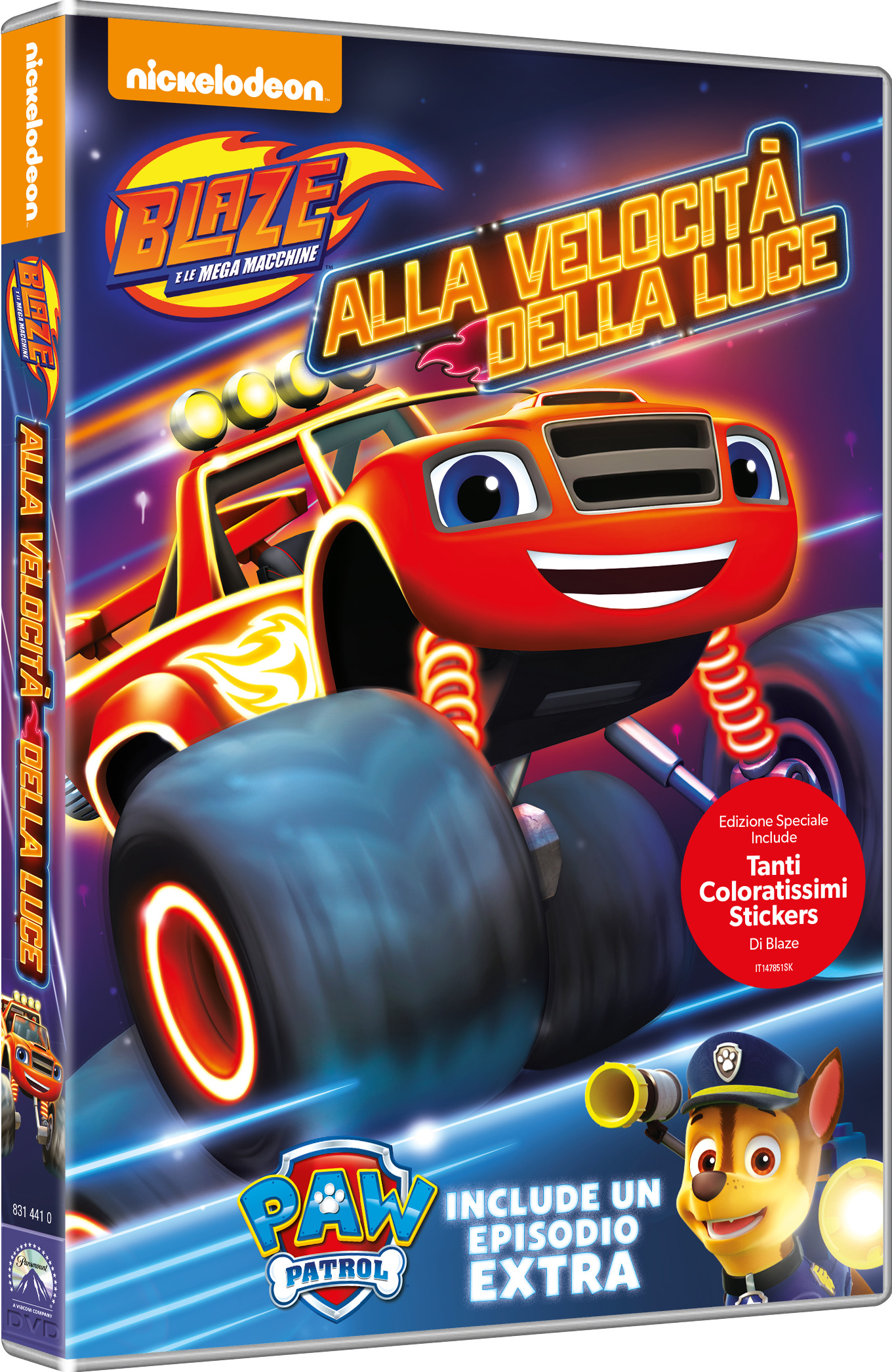 Blaze e le megamacchine. Alla velocità della luce (DVD