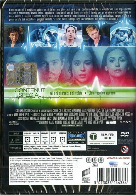 Flatliners. Linea mortale (DVD) di Niels Arden Oplev - DVD - 2