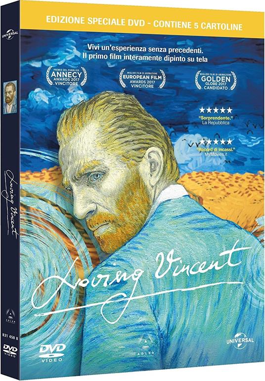 Loving Vincent. Digipack. Con 5 cartoline (DVD) di Dorota Kobiela,Hugh Welchman - DVD