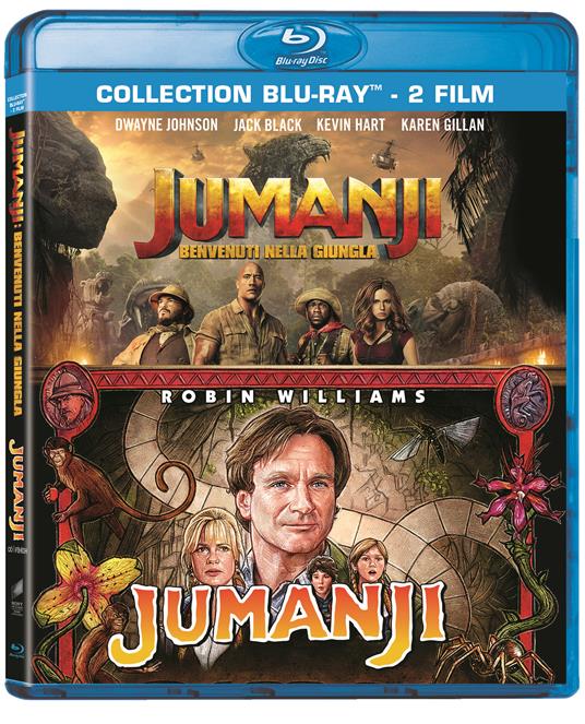 Jumanji Collection (2 Blu-ray) di Jake Kasdan,Joe Johnston