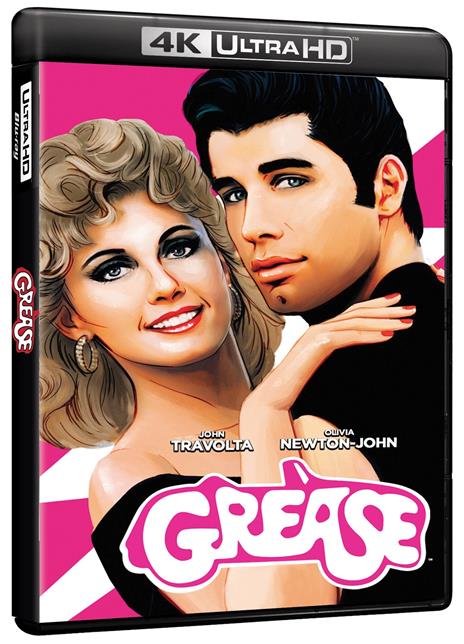 Grease. Edizione 40° Anniversario (Blu-ray + Blu-ray 4K Ultra HD) di Randal Kleiser - Blu-ray + Blu-ray Ultra HD 4K