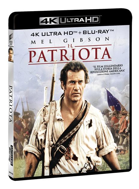 Il patriota (Blu-ray + Blu-ray Ultra HD 4K) di Roland Emmerich - Blu-ray + Blu-ray Ultra HD 4K