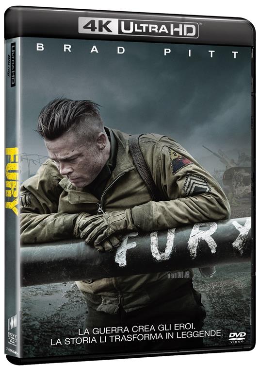 Fury (Blu-ray + Blu-ray 4K Ultra HD) di David Ayer - Blu-ray + Blu-ray Ultra HD 4K