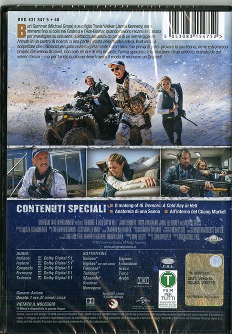 Tremors: A Cold Day in Hell (DVD) di Don Michael Paul - DVD - 2