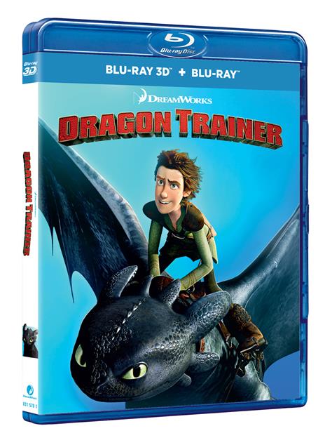 Dragon Trainer 1 (Blu-ray + Blu-ray 3D) di Dean DeBlois,Chris Sanders - Blu-ray + Blu-ray 3D