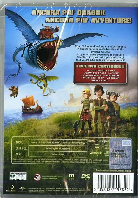 Dragons. I Cavalieri di Berk vol.1 (2 DVD) di Louie del Carmen,John Eng - DVD - 2