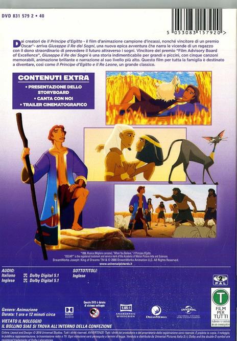 Giuseppe il re dei sogni (DVD) di Robert Ramirez,Rob LaDuca - DVD - 2
