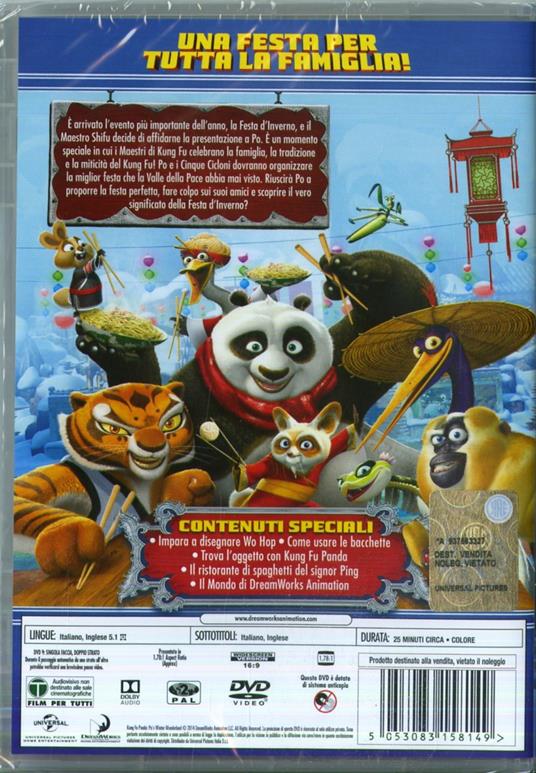 Kung Fu Panda Holiday (DVD) di Tim Johnson - DVD - 2