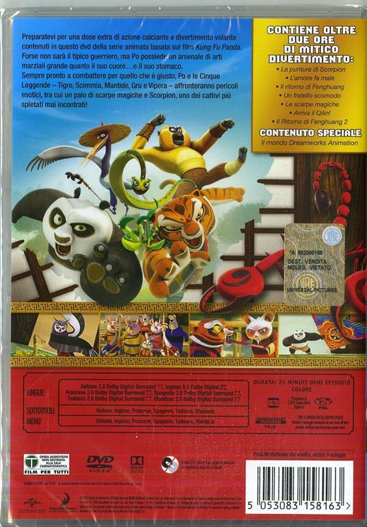 Kung Fu Panda mitiche avventure. La puntura di Scorpion (DVD) - DVD - 2
