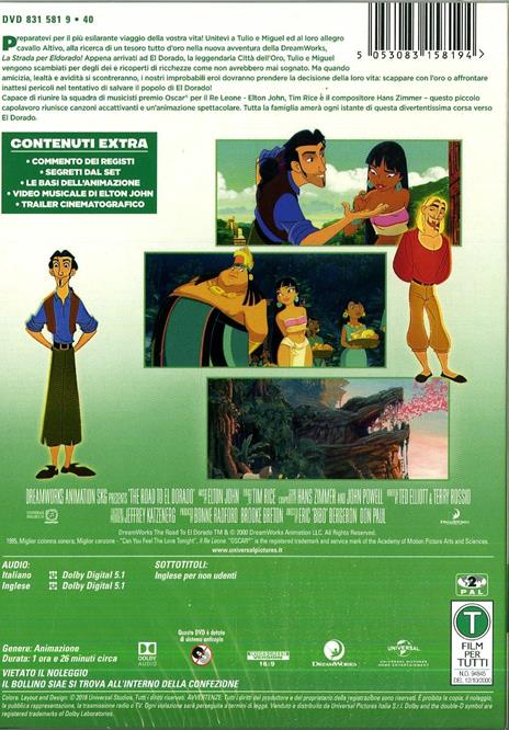 La strada per El Dorado (DVD) di Will Finn,Eric Bergeron - DVD - 2