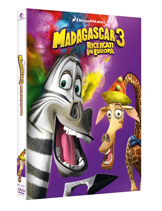 Madagascar 3 (DVD) di Eric Darnell,Tom McGrath,Conrad Vernon - DVD
