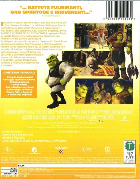 Shrek 4 (Blu-ray) di Mike Mitchell - Blu-ray - 2