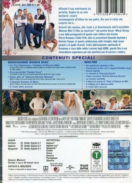 Mamma mia. 10th Anniversary Edition con Bonus Disc (2 DVD) di Phyllida Lloyd - DVD - 3