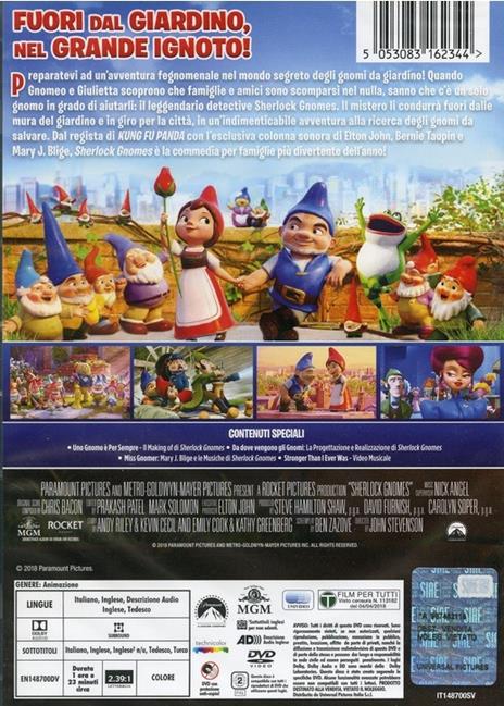 Sherlock Gnomes (DVD) di John Stevenson - DVD - 2