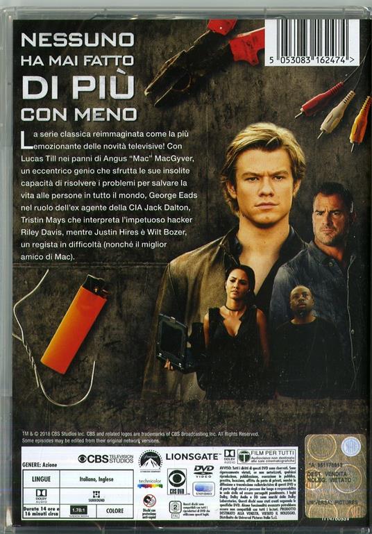 MacGyver. Stagione 1. Serie TV ita (5 DVD) di Stephen Herek,Bobby Roth,Ericson Core,Eagle Egilsson - DVD - 2