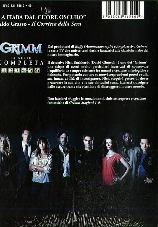 Grimm 1-6 Serie Completa. Serie TV ita (34 DVD) di Norberto Barba,David Solomon,Clark Mathis - DVD - 2