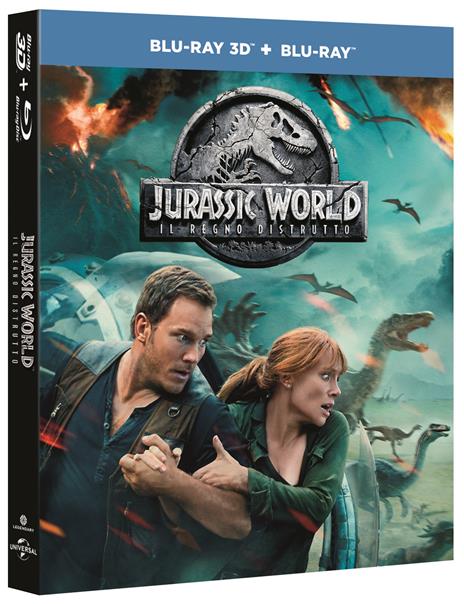 Jurassic World: Il Regno Distrutto (Blu-ray + Blu-ray 3D) di Juan Antonio Bayona - Blu-ray + Blu-ray 3D