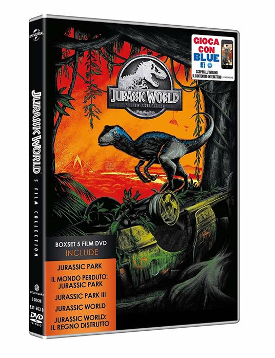 Jurassic Park. 5 Movie Collection (5 DVD) di Joe Johnston,Steven Spielberg,Colin Trevorrow,Juan Antonio Bayona