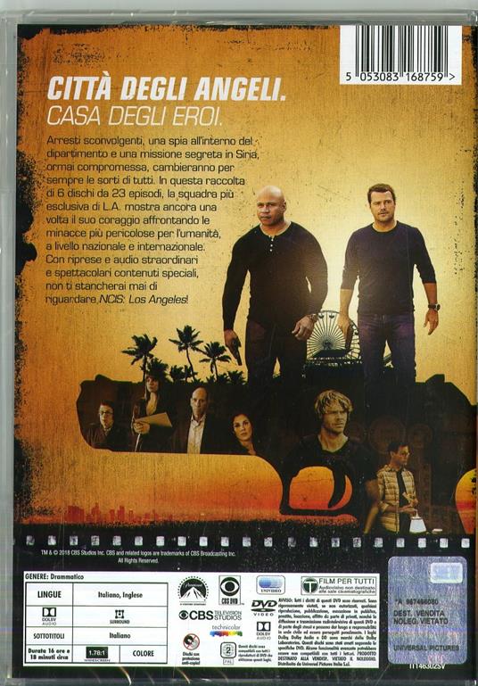 Ncis: Los Angeles. Stagione 8. Serie TV ita (6 DVD) di Tony Wharmby,Dennis Smith,Terrence O'Hara - DVD - 2