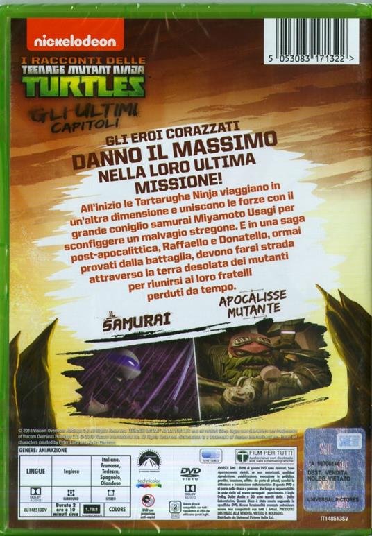 I racconti delle Teenage Mutant Ninja Turtles. Gli ultimi capitolo (DVD) - DVD - 2