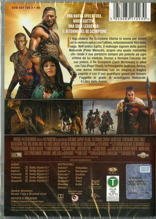 Il re scorpione. Il libro delle anime (DVD) di Don Michael Paul - DVD - 2