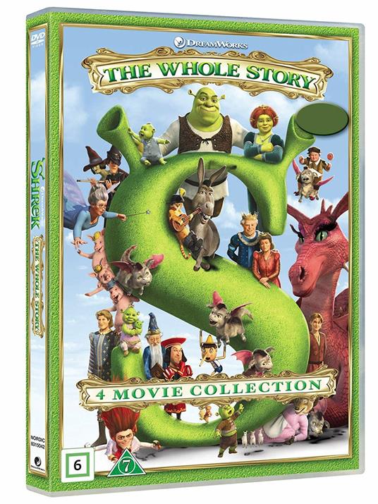 Shrek Collection 1-4 (4 DVD) di Andrew Adamson,Vicky Jenson,Kelly Asbury,Conrad Vernon,Chris Miller,Raman Hui,Mike Mitchell