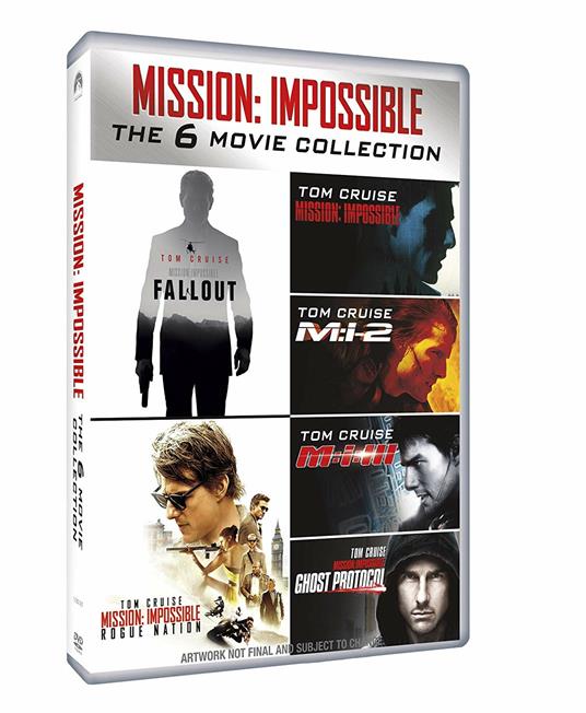 Mission: Impossible 1-6 Collection (6 DVD) di J. J. Abrams,Brad Bird,Brian De Palma,Christopher McQuarrie,John Woo