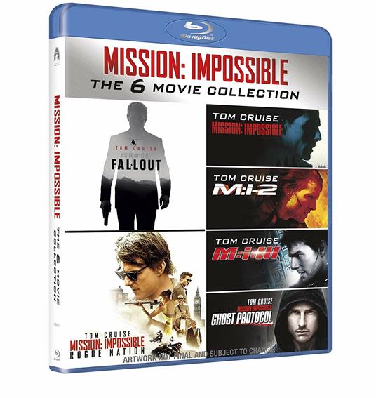 Mission: Impossible 1-6 Collection (7 Blu-ray) di J. J. Abrams,Brad Bird,Brian De Palma,Christopher McQuarrie,John Woo