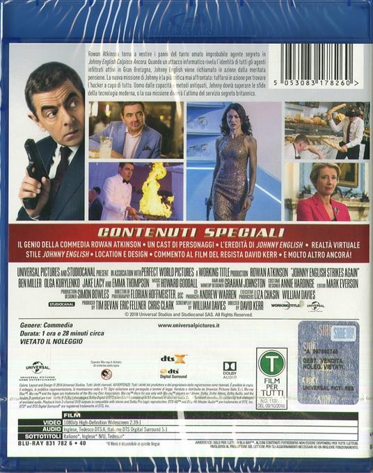 Johnny English 3 di David Kerr - Blu-ray - 2