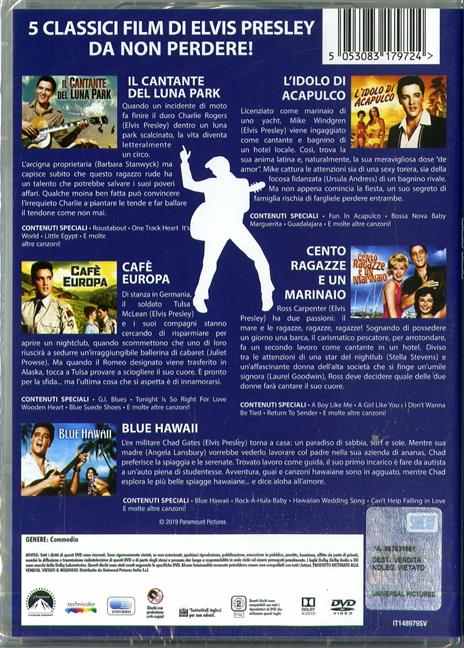 Elvis Presley Film Collection (5 DVD) di Michael Curtiz,John Rich,Norman Taurog - 2