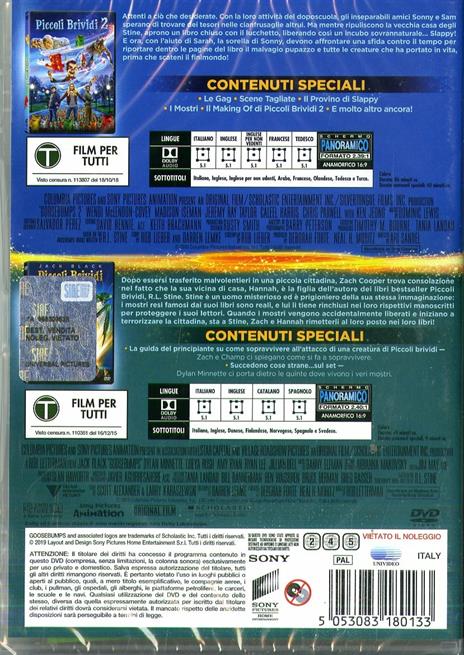 Piccoli brividi. Movie Collection (2 DVD) di Rob Letterman,Ari Sandel - 2