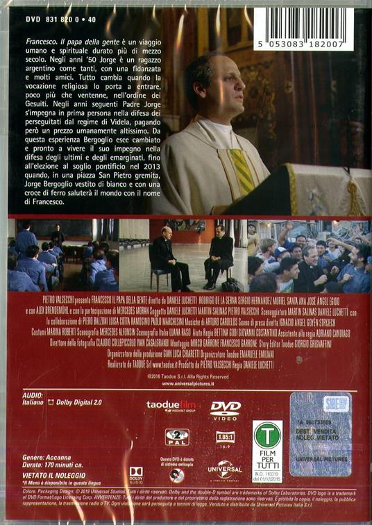 Chiamatemi Francesco. Il papa della gente (DVD) di Daniele Luchetti - DVD - 2