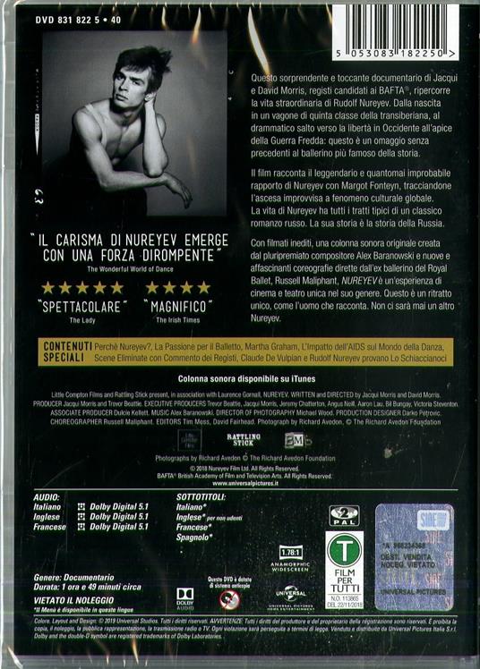 Nureyev (DVD) di Jacqui Morris,David Morris - DVD - 2