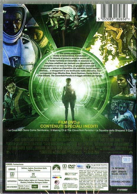Cloverfield Paradox (DVD) di Julius Onah - DVD - 2